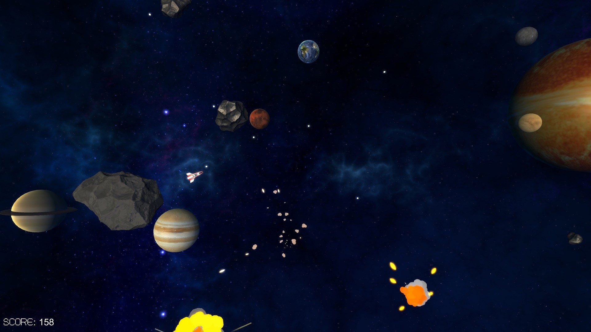Asteroides, screenshot originale 3