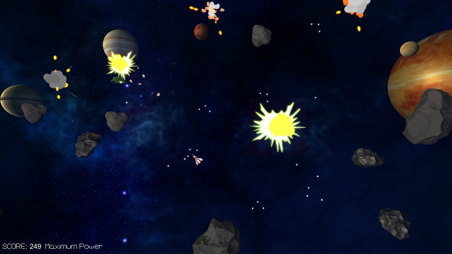 Asteroides, screenshot originale 4