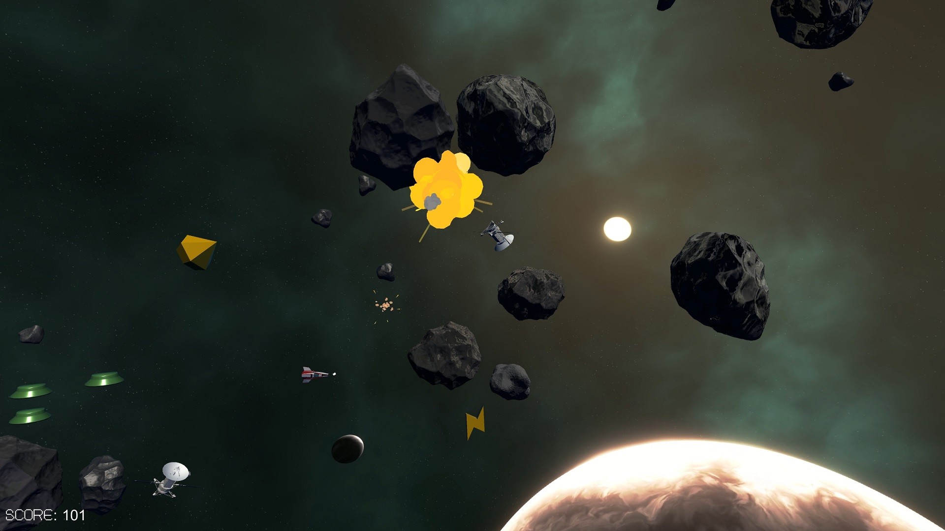 Asteroides, screenshot originale 5
