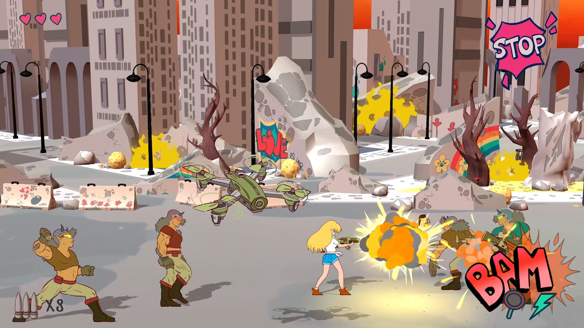 V’s Rage, screenshot originale 2
